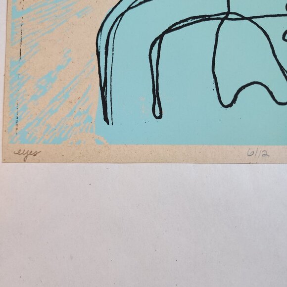 Abstract Art Print Unframed Titled "Dont See With Their Eyes" Soul Boho - Picture 4 of 9